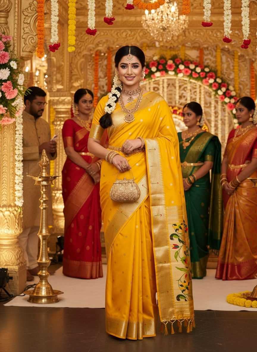 Riwaayat Banarasi Soft Silk KESH634 ZARA