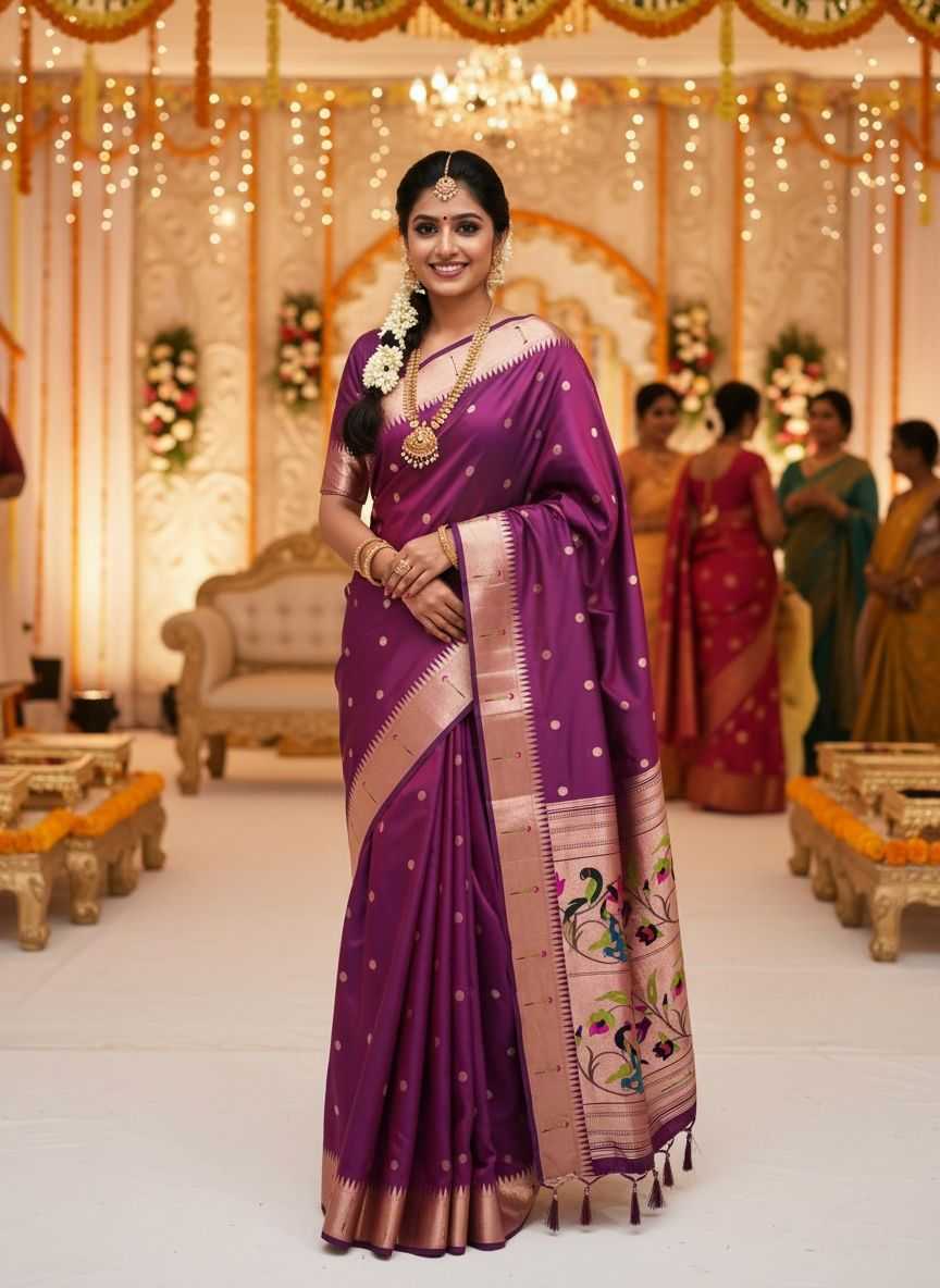 Riwaayat Banarasi Soft Silk KESH634 ZARA