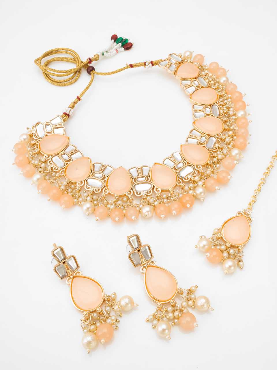 Riwaayat Kundan Necklace Set Artificial